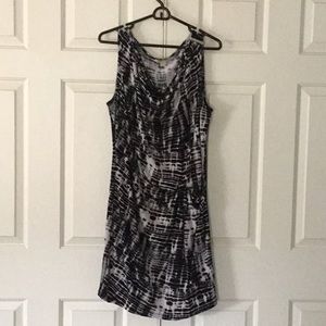 Michael Kors NWOT tie-dye faux wrap dress